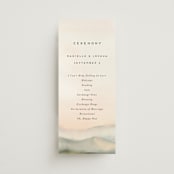 "Every Single Dawn With You" - Wedding Programs in Forest by Petra Kern - Front