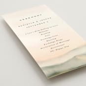 "Every Single Dawn With You" - Wedding Programs in Forest by Petra Kern - Detail