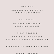"Coco" - Wedding Programs in Linen by Carly Reed Walker - Detail