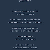 "Georgetown" - Wedding Programs in Oxford by Stacey Meacham - Detail
