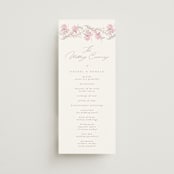 "butter blossoms" - Wedding Programs in Posie by Phrosné Barwood - Front