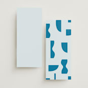 "Juniper" - Wedding Programs in Capri by Blustery August - Back of Card Options