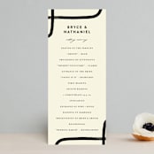 "Crossroads" - Wedding Programs in Ink by Iveta Angelova - Front