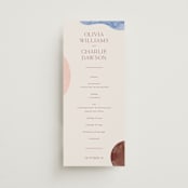 "Deconstruct" - Wedding Programs in Coastal by Pixel and Hank - Front