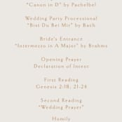 "Timeless" - Wedding Programs in Terracotta by Jen Owens - Detail
