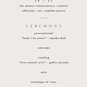"ridge" - Wedding Programs in Natural by Kate Ahn - Detail