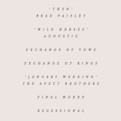 "Mountains" - Wedding Programs in Ivory by Angela Thompson - Detail