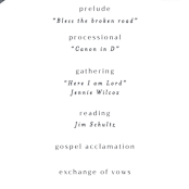 "Painted Trails" - Wedding Programs in Navy by Alethea and Ruth - Detail