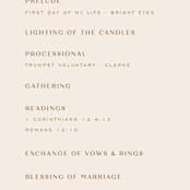 "Rustic Union" - Wedding Programs in Sunset by Michelle Taylor - Detail