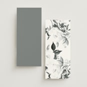 "When I Fall In Love" - Wedding Programs in Snow Bright by Design Lotus - Back of Card Options