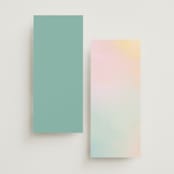 "marshmallow" - Wedding Programs in Sunrise by Petra Kern - Back of Card Options