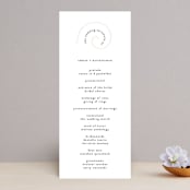 "symbol of optimism" - Wedding Programs in Blush by Phrosné Barwood - Front