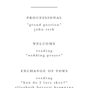 "Everything Love" - Wedding Programs in Ebony by Louise Kay - Detail