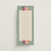 "Phool Bahar" - Wedding Programs in Patta by Creo Study - Front