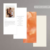 "ataraxia" - Wedding Programs in Ivory by Anastasia Makarova - Back of Card Options
