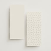 "Unity" - Wedding Programs in Porcelain by Jennifer Postorino - Back of Card Options