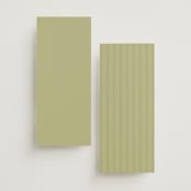 "Aspen" - Wedding Programs in Lake by Robert and Stella - Back of Card Options
