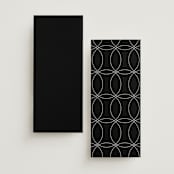 "Photographie" - Wedding Programs in Noir by Christie Garcia - Back of Card Options
