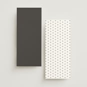 "CELINE" - Wedding Programs in Opal by Melanie Kosuge - Back of Card Options