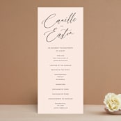 "Vision of Love" - Wedding Programs in First Kiss by Design Lotus - Front