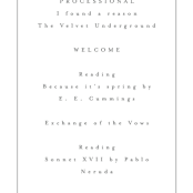 "Minimalist Photo" - Wedding Programs in Ivory by Nicole Walsh - Detail