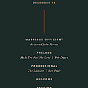 "Top to Bottom" - Wedding Programs in Evergreen by Kindred Fields - Detail