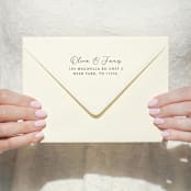 "Romantic Love Address Stamp | Self Inking Return Address Stamp" - Address Stamps in black by Samantha Malvey