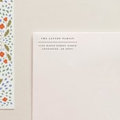 "SELF INKING Holiday Address Stamp No. 8" - Address Stamps in black by Cedar and Grey