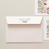 "Holiday Address Stamp No. 6" - Address Stamps in gray by Cedar and Grey