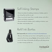 "Future Mr. Mrs. Stamp | Self Inking Return Address Stamp" - Address Stamps in black by Samantha Malvey