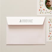 "Holiday Address Stamp No. 14" - Address Stamps in black by Cedar and Grey