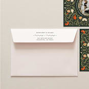 "SELF INKING Holiday Address Stamp No. 13" - Address Stamps in black by Cedar and Grey