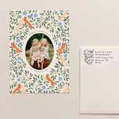 "Holiday Address Stamp No. 16" - Address Stamps in black by Cedar and Grey