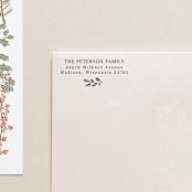 "Holiday Address Stamp No. 10" - Address Stamps in gray by Tara Grangroth