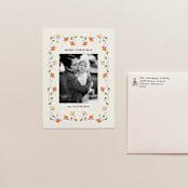 "Holiday Address Stamp No. 7" - Address Stamps in gray by Cedar and Grey