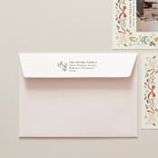 "SELF INKING Holiday Address Stamp No. 1" - Address Stamps in gray by Tara Grangroth