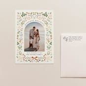 "SELF INKING Holiday Address Stamp No. 1" - Address Stamps in gray by Tara Grangroth