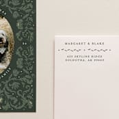 "Holiday Address Stamp No. 13" - Address Stamps in gray by Cedar and Grey