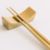 "LUNA CHOPSTICKS // SET IN BRUSHED GOLD" - Wedding Serving and Dining Accessories in gold by borrowed BLU