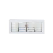 "Frenchie Stripes Baking Cups - Cool Palette" - Wedding Serving and Dining Accessories in blue by Jollity and Co