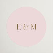 "colorwash floral" - Wedding Favor Stickers in Blossom by Angela Marzuki - Front