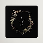 "Storybook" - Wedding Favor Stickers in Ink by Jennifer Postorino - Front