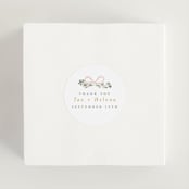 "Ribbonly Frame" - Wedding Favor Stickers in Blush by Itsy Belle Studio - In use