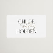 "Idyllic" - Wedding Favor Stickers in Sugar by Jessica Williams - Front