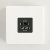 "Fringe" - Wedding Favor Stickers in Midnight by Leah Bisch - In use