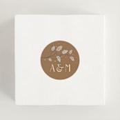 "Deco Garden" - Wedding Favor Stickers in Dusk by GeekInk Design - In use