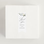 "Fleur" - Wedding Favor Stickers in Lily by Everett Paper Goods - In use