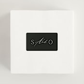 "Ashbury" - Wedding Favor Stickers in Ink by Kristie Kern - In use