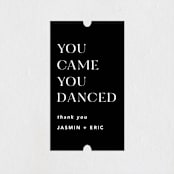 "dance moves" - Wedding Favor Stickers in Tuxedo by Angela Garrick - Front