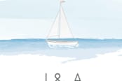 "Set Sail" - Wedding Favor Stickers in Mediterranean by Sarah Brown - In use